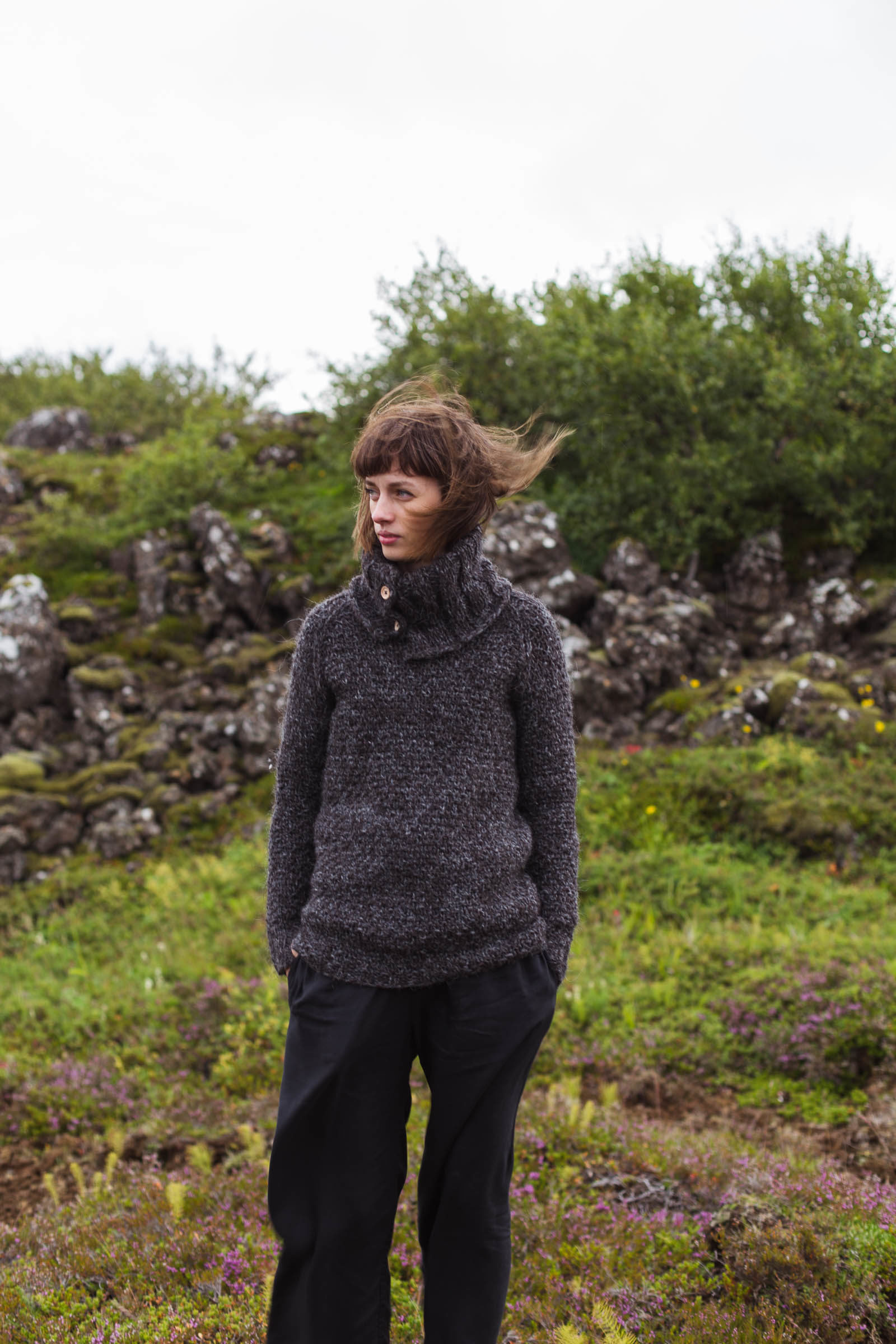 Úlpa sweater - Dnilva