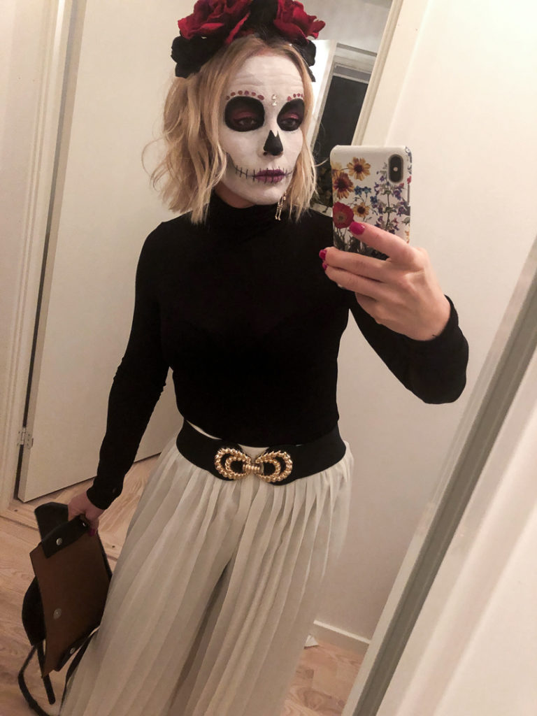 Dia de los muertos smink