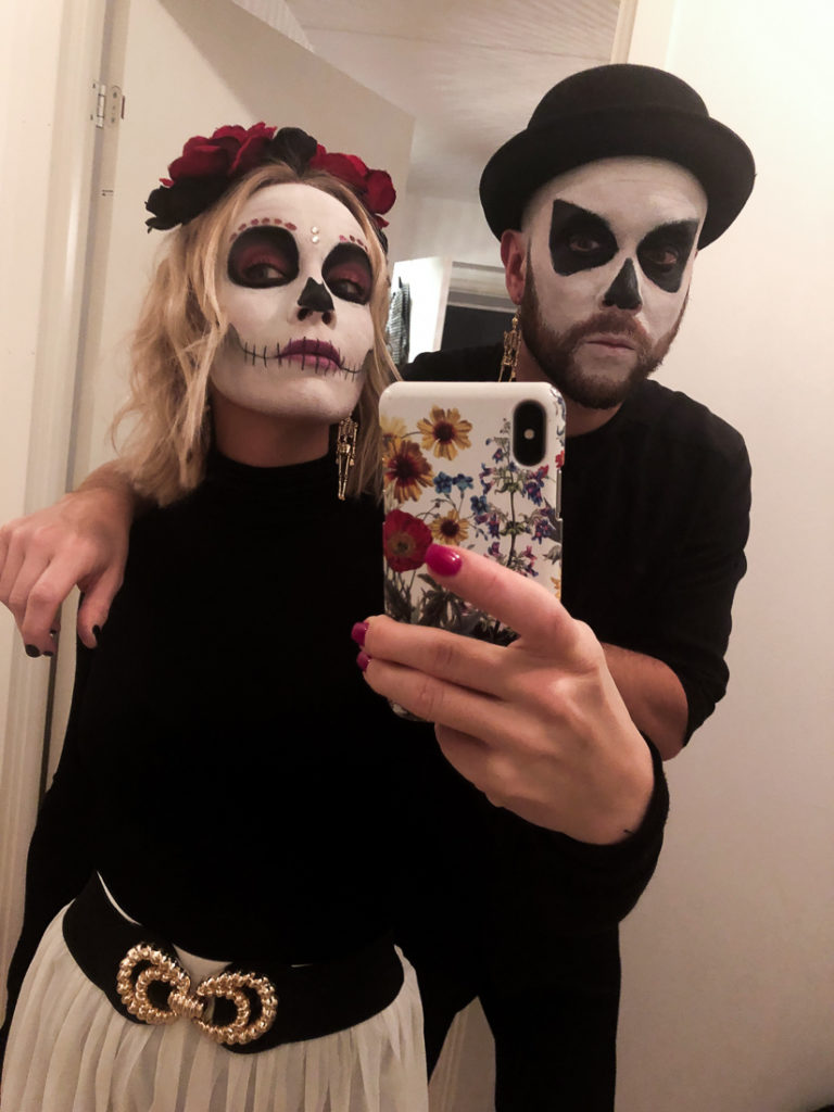Dia de los muertos smink
