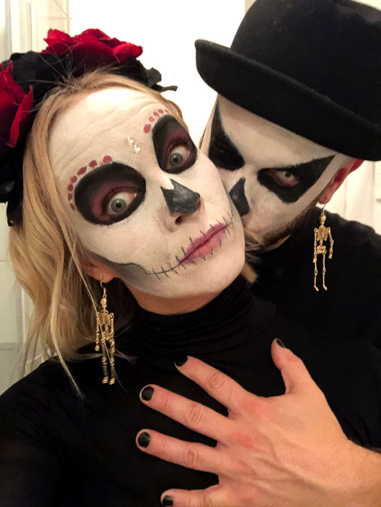 Dia de los muertos smink