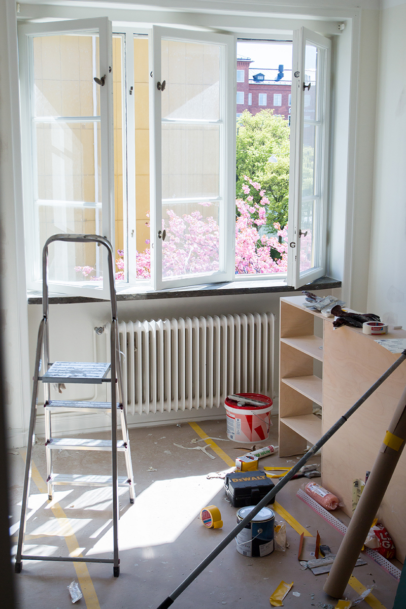 lägenhetsrenovering från en 2:a till en 3:a