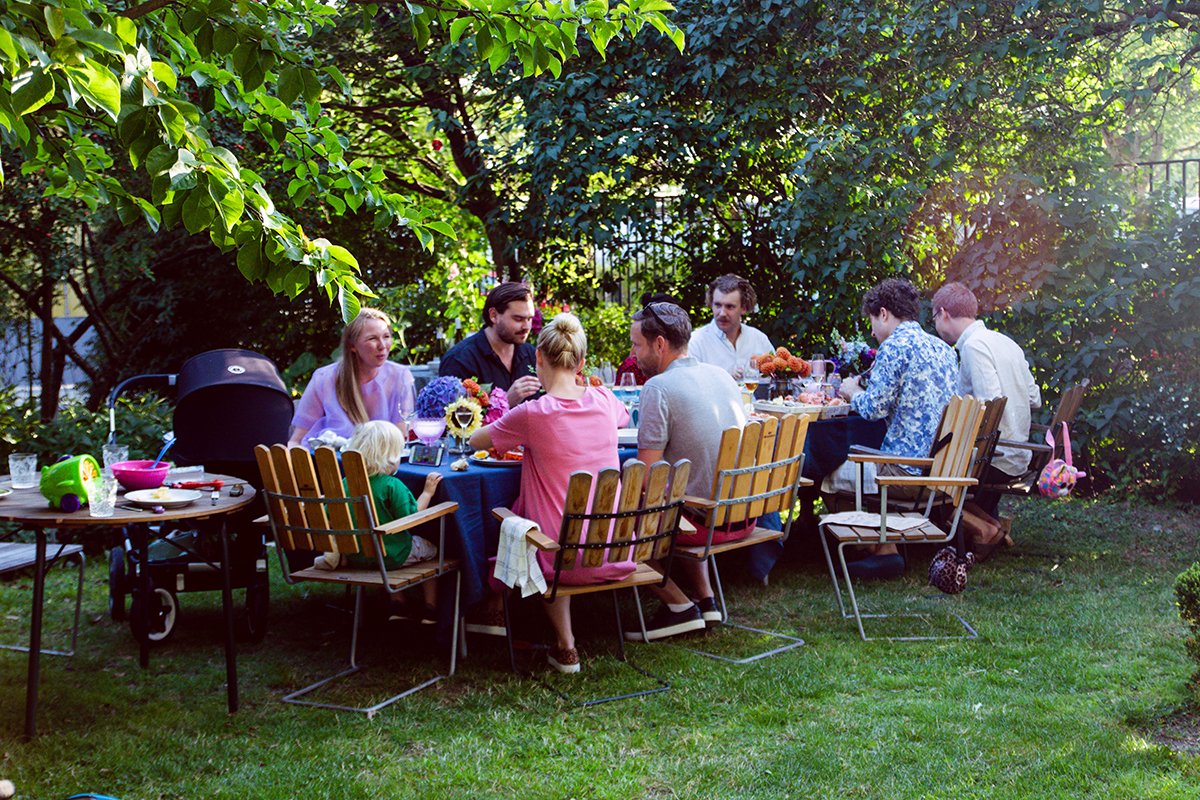 Färgstark sensommarfest, skaldjur och sommarhejdå