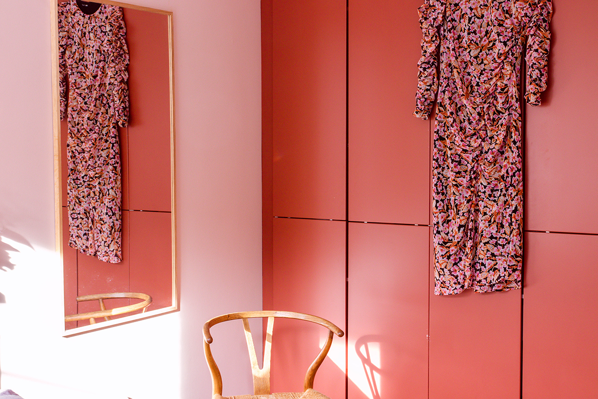 Färgkoder från Jotun Lady , Deco Pink och Warm Blush