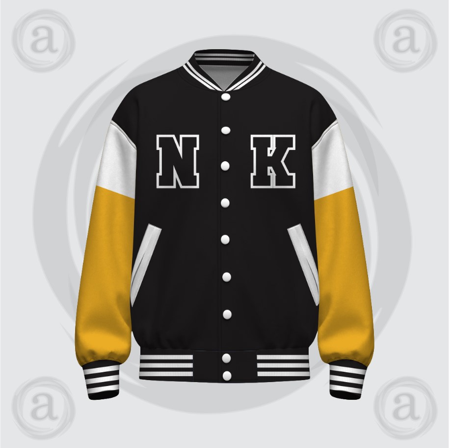  Varsity college Embroidered jackets blank custom logo plan letterman, baseball jacket for men women image