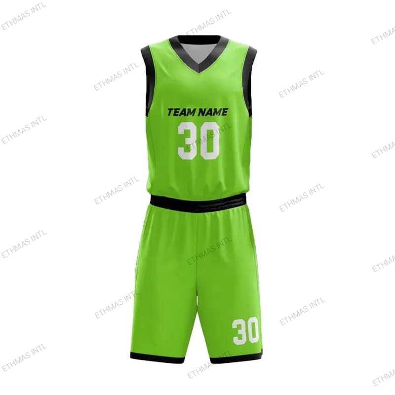 Customized Basketsball Dry Fit Team wear Sublimation Uniforms Kits image