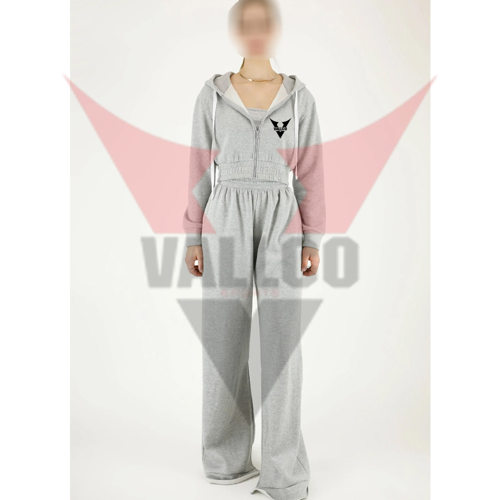 Top Quality New Arrival Product Casual Wear Women Tracksuit In Best Price Ladies Gym Crop Tracksuits image