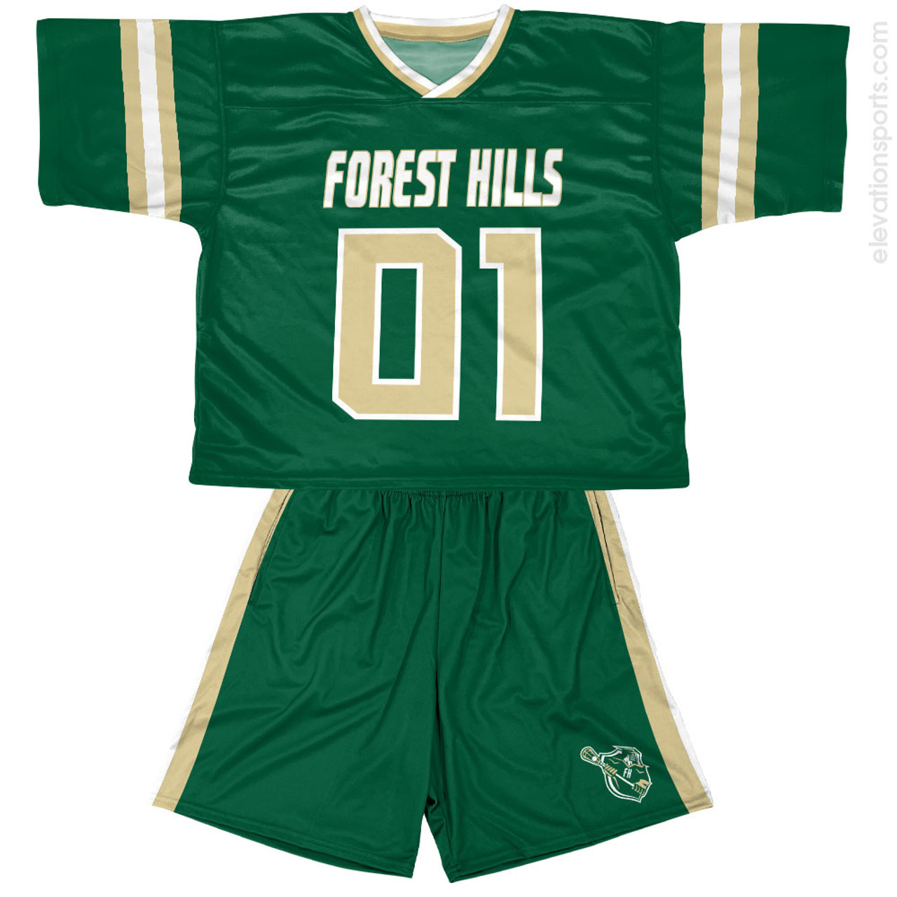 2024 Top Quality Custom Sublimation Lacrosse Jersey Top Design Lacrosse Uniforms image