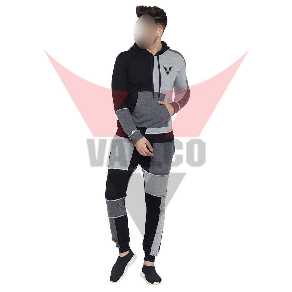 Best Selling Highest Quality Cotton Fleece Men Street Wear Comfortable Tracksuits For Men image