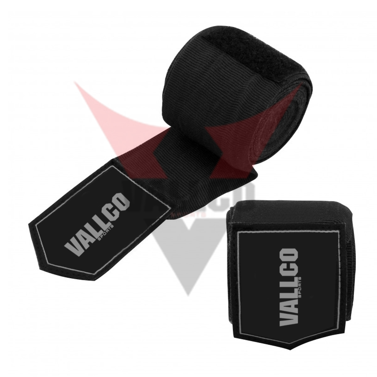 Black One Solid Color With Reasonable Price Best Supplier Adult Wear Boxing Hand Wraps image