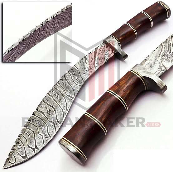 DAMASCUS KUKRI KNIFE image