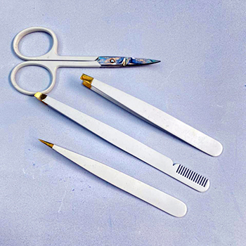 Cuticle Nail Scissors  Eyebrow Scissors Fingers Cuticle Trimmer Lady scissors for baby  image