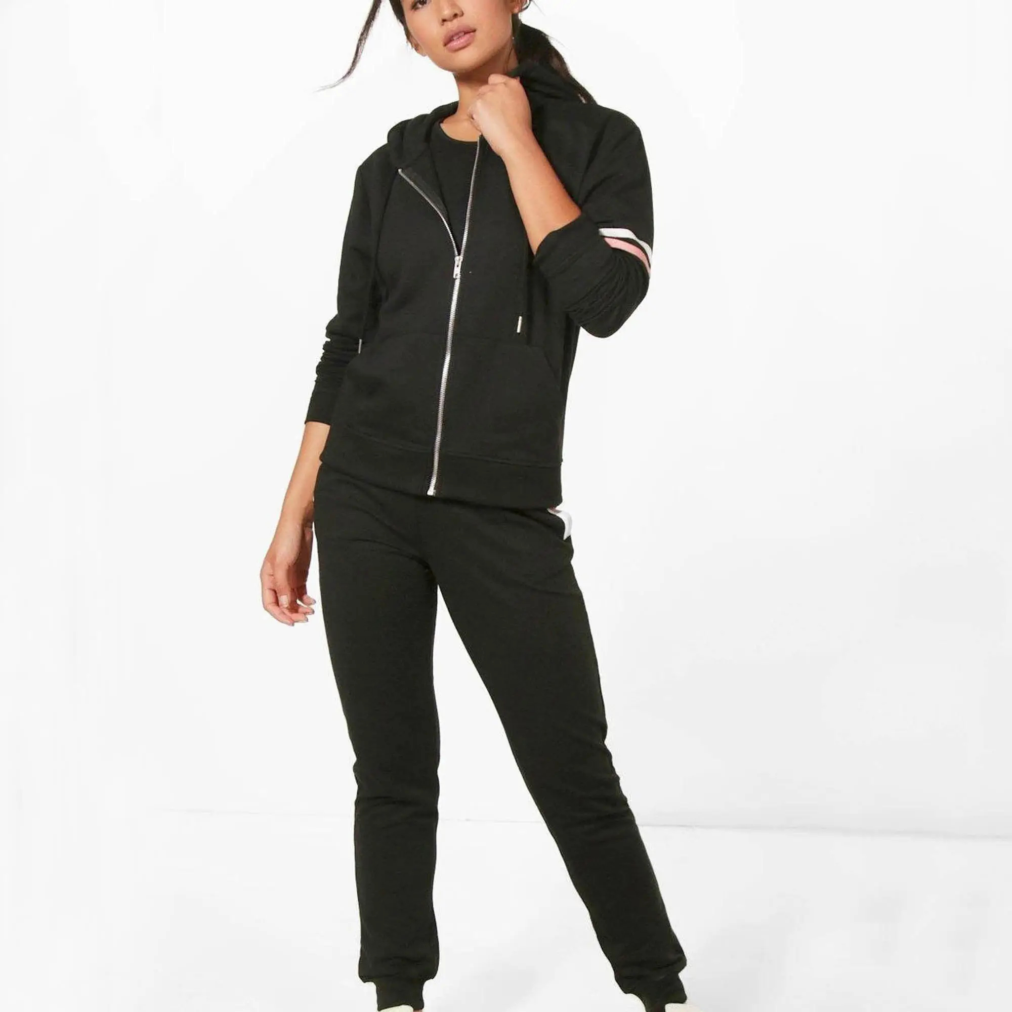 Women Tracksuit Plain Casual Tracksuit Women's Oversized image