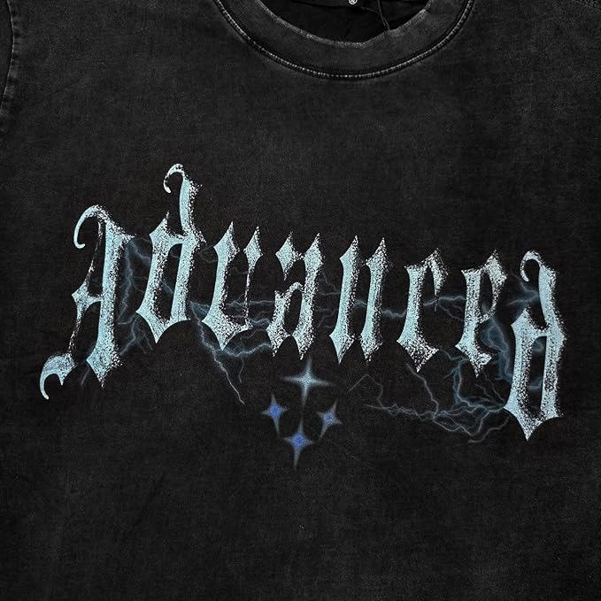 Tees Shirt Unisex Cotton Oversized T-Shirt Vintage Streetwear Casual Aesthetic acid wash tshirt image