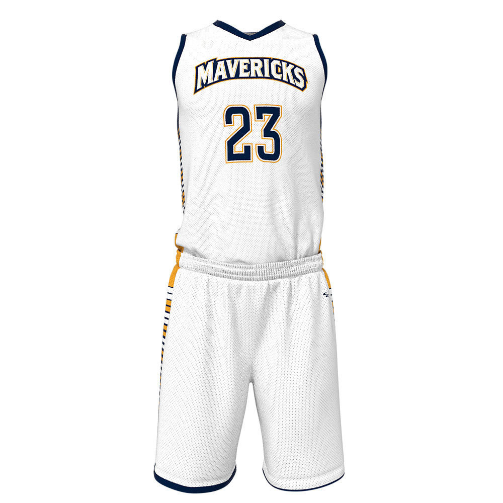 Basketball V Neck Uniforms Mavericks image