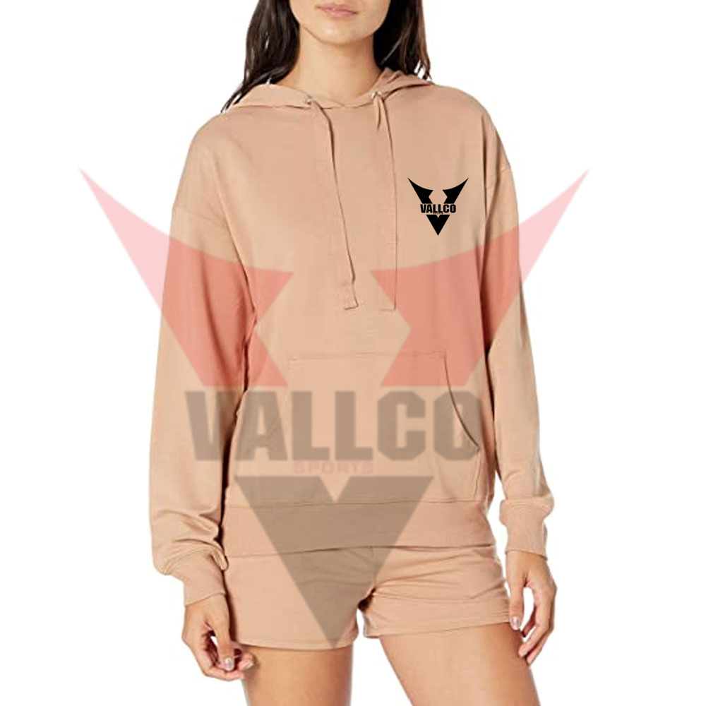 Wholesale Rate Plus Size Women's Hoodies Full Zip Up Customized Logo Print Hoodies For Women image