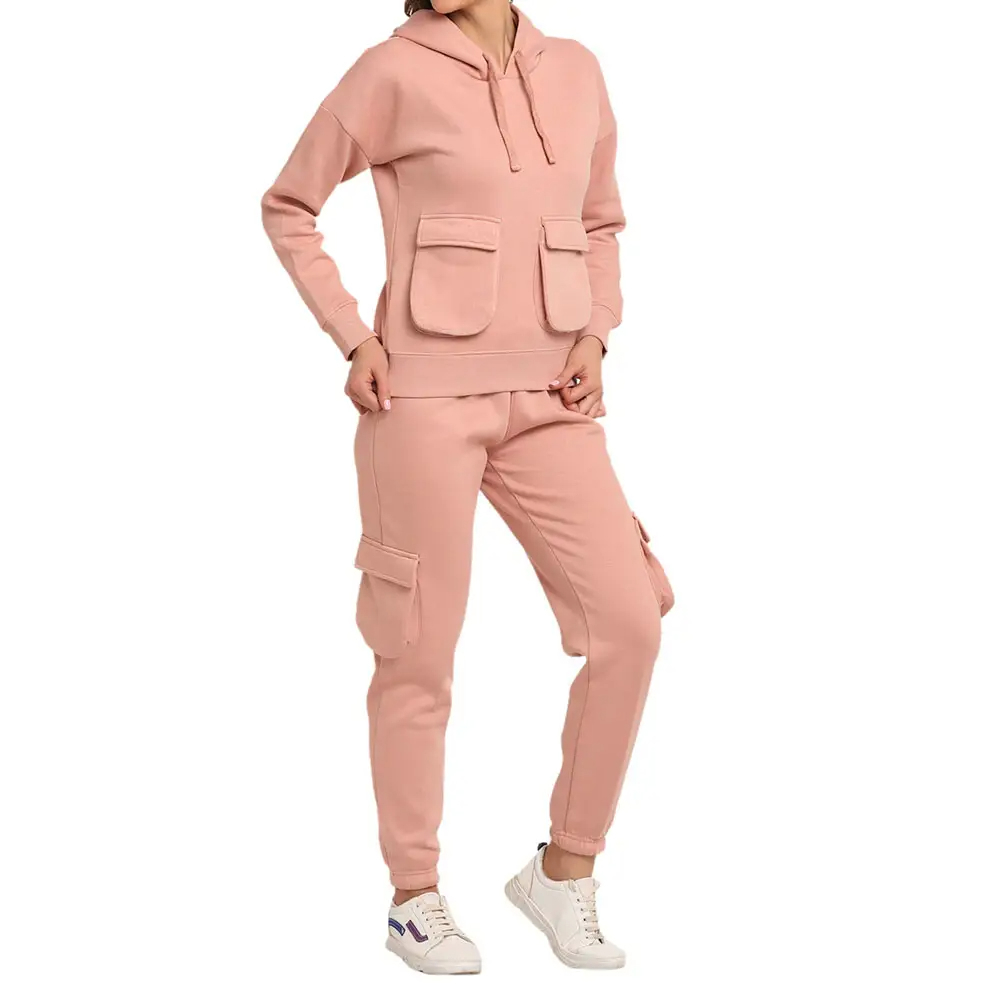 Plain Color Women Tracksuit Streetwear New Arrival Women track suit image