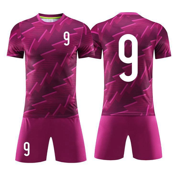TEAM CLUB SOCCER UNIFORMS FOOTBALL SHIRTS TWO PCS SHORTS SET CUSTOM SUBLIMATION SOCCER JERSEY SET image