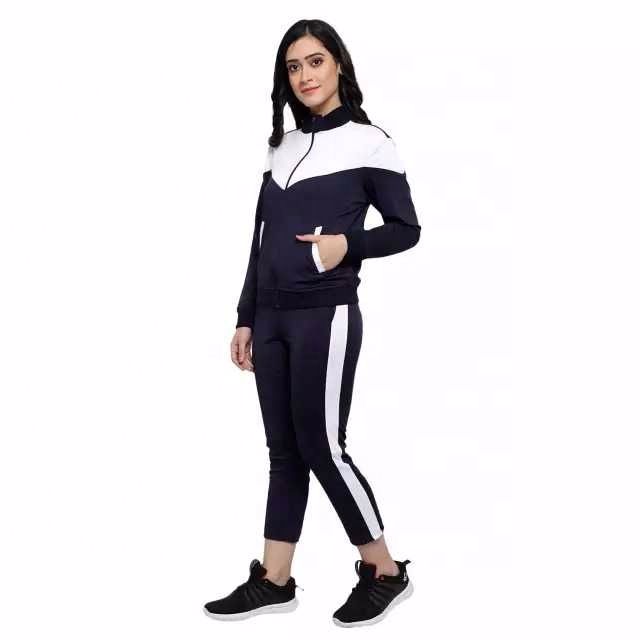 Custom Unisex pent side pockets polyester fleece track suits  image