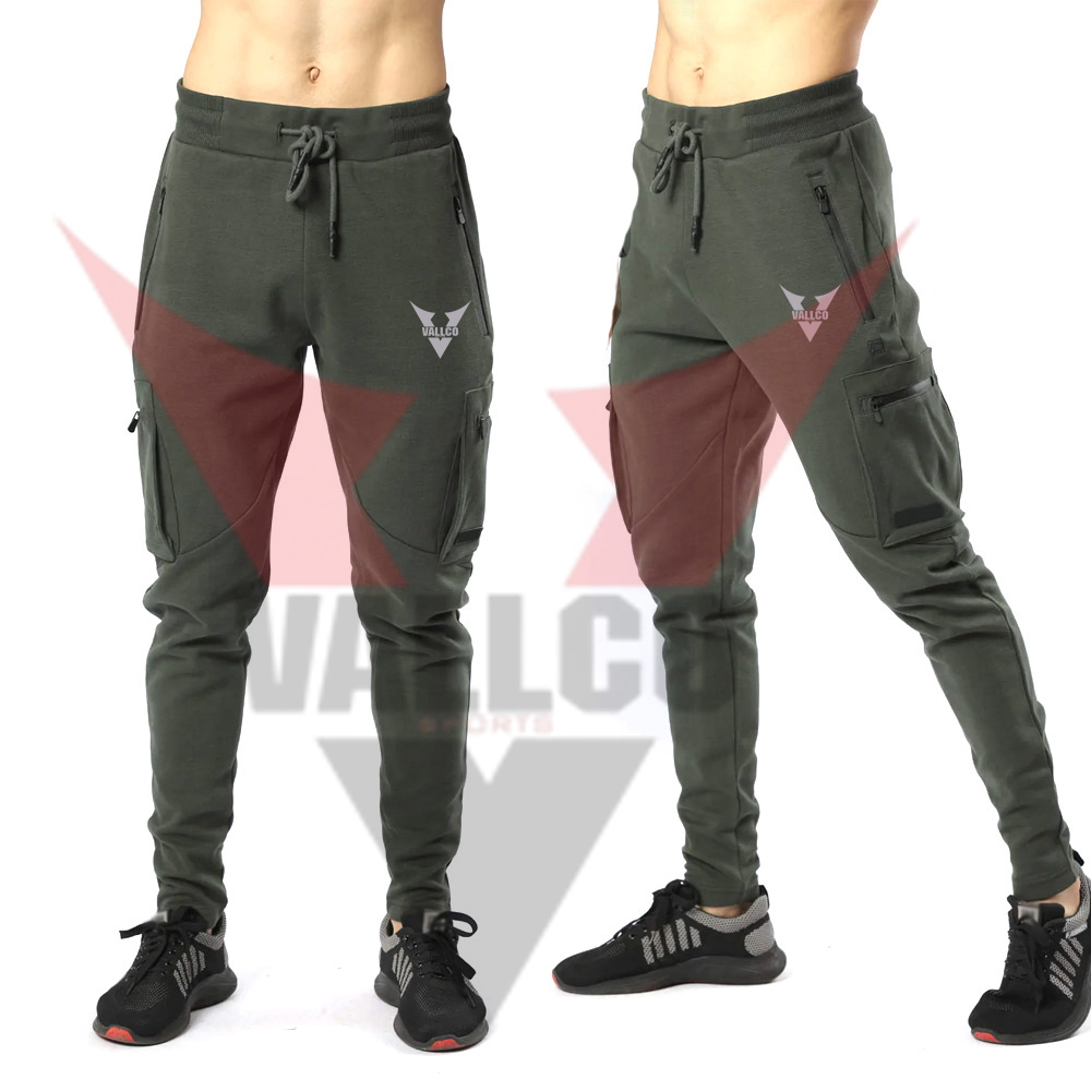 Green Color Highland Quality With Reasonable Price Best Supplier Men Fleece Joggers image