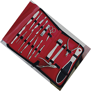 Manicure Set Nail Clippers Pedicure Kit 4 Pieces Stainless Steel Acrylic Nail Kits Nail Care Tools image