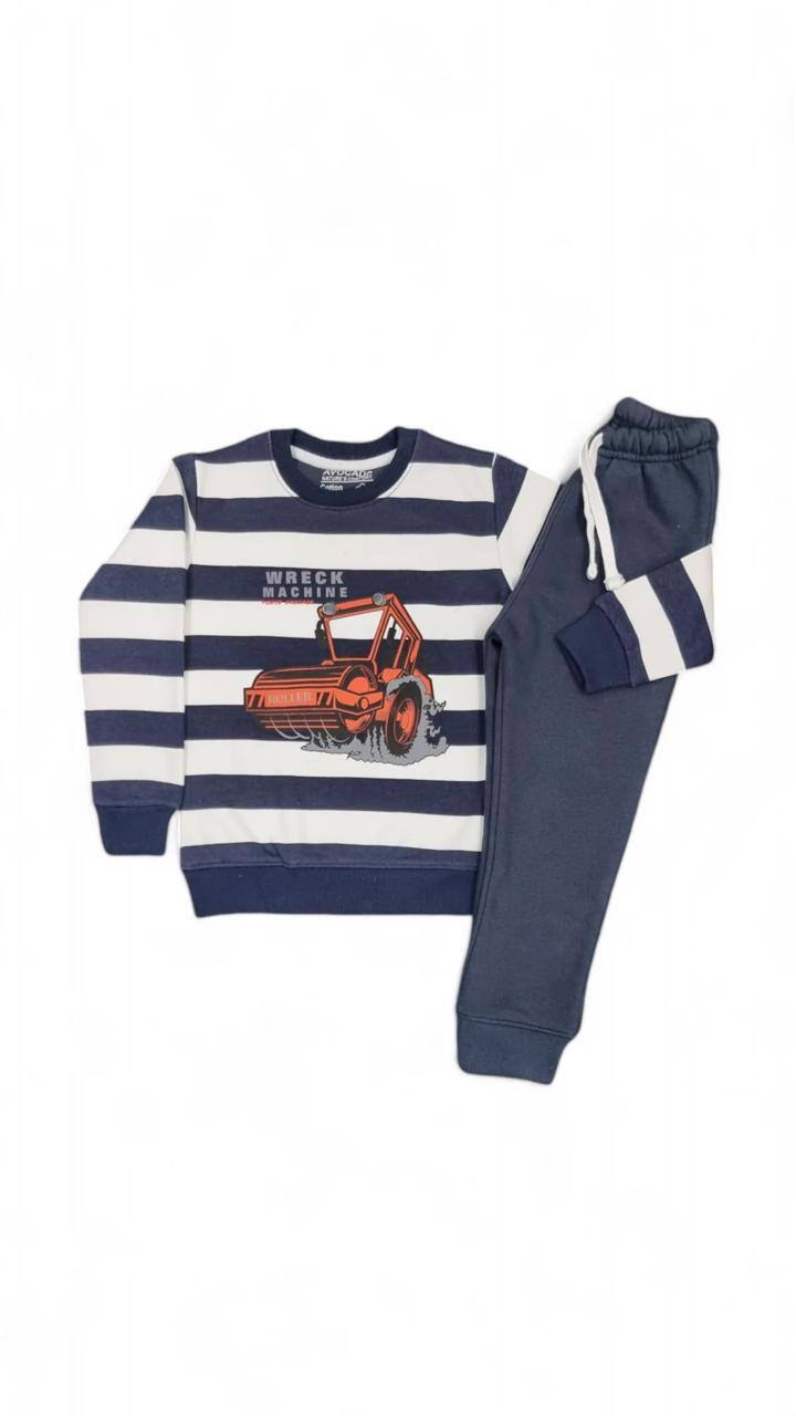 Soft fleece sweat shirt and trouser image