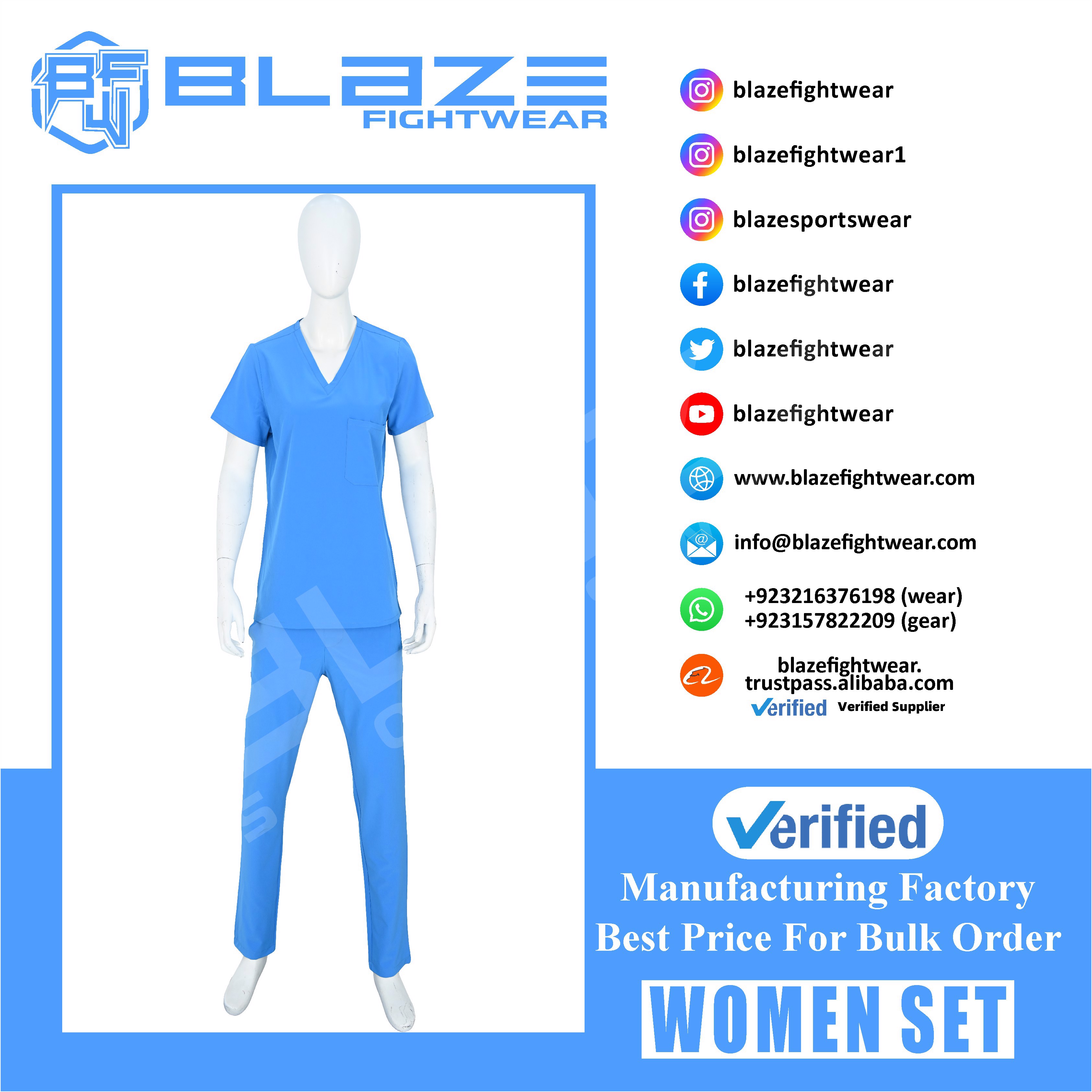 Custom-made  Scrub Suit - Comfortable, Durable, Stylish Design for Nurses & Healthcare Providers promotion image