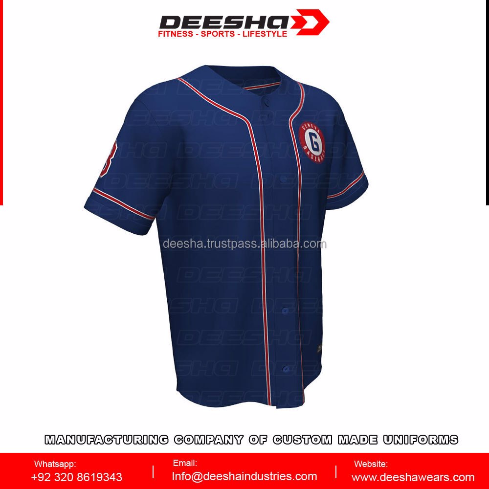 Baseball Full Button Begin Jerseys promotion image