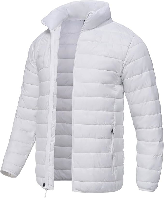 Men’s Packable Puffer Down Jacket – Lightweight Waterproof Winter Coat, Outdoor Insulated Jacket image