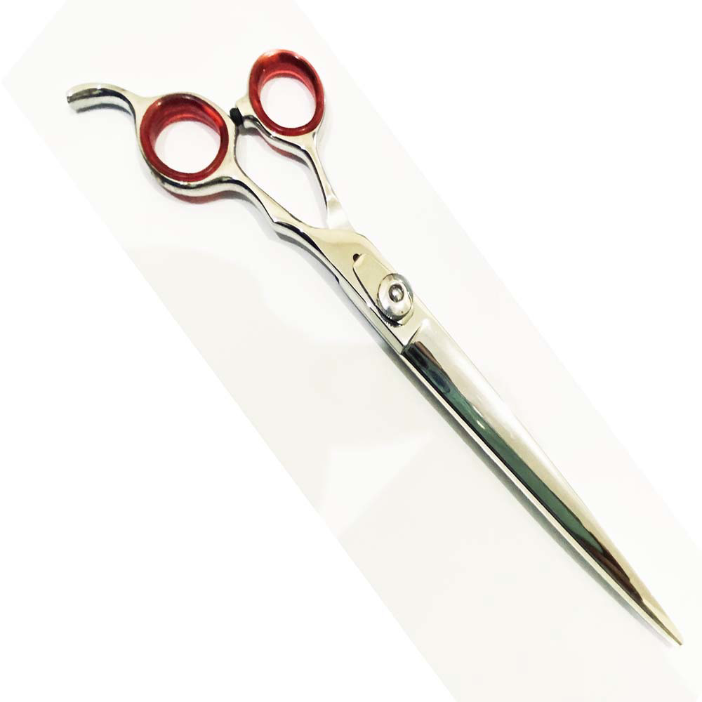 Stainless steel Rose Gold Dog Grooming Scissors Set Curved Chunkier Thinning Pet Scissors for pets image