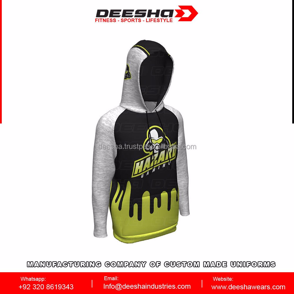 Wholesale custom made Breathable e-sports wears hoodies adult Blank Pullover Cotton Hoodie  promotion image