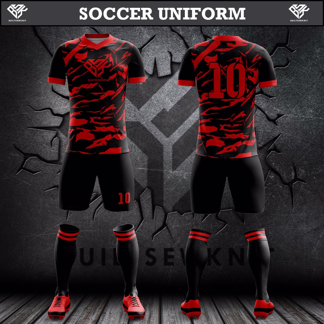 Customised Sublimation Soccer Uniform At Affordable Prices  image