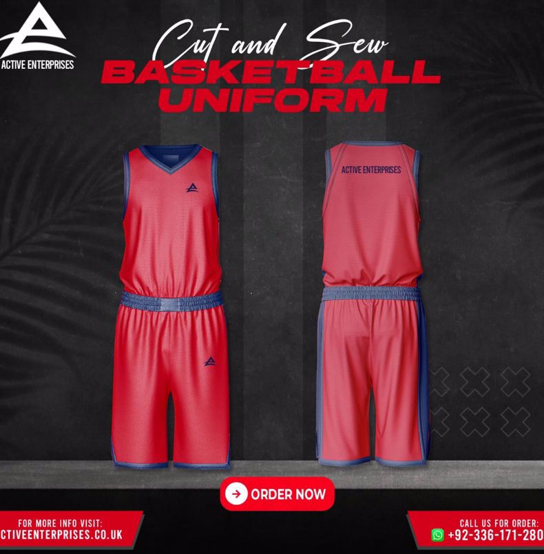  High Quality Basket Ball Uniform With Customised Logo  image