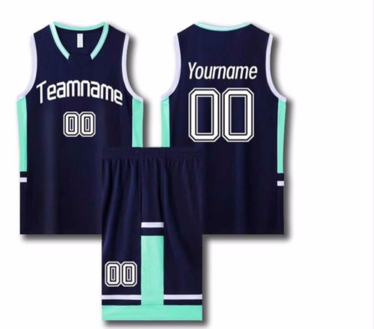 High Quality Moisture Wicking Polyester Customised Basketball Uniform  image