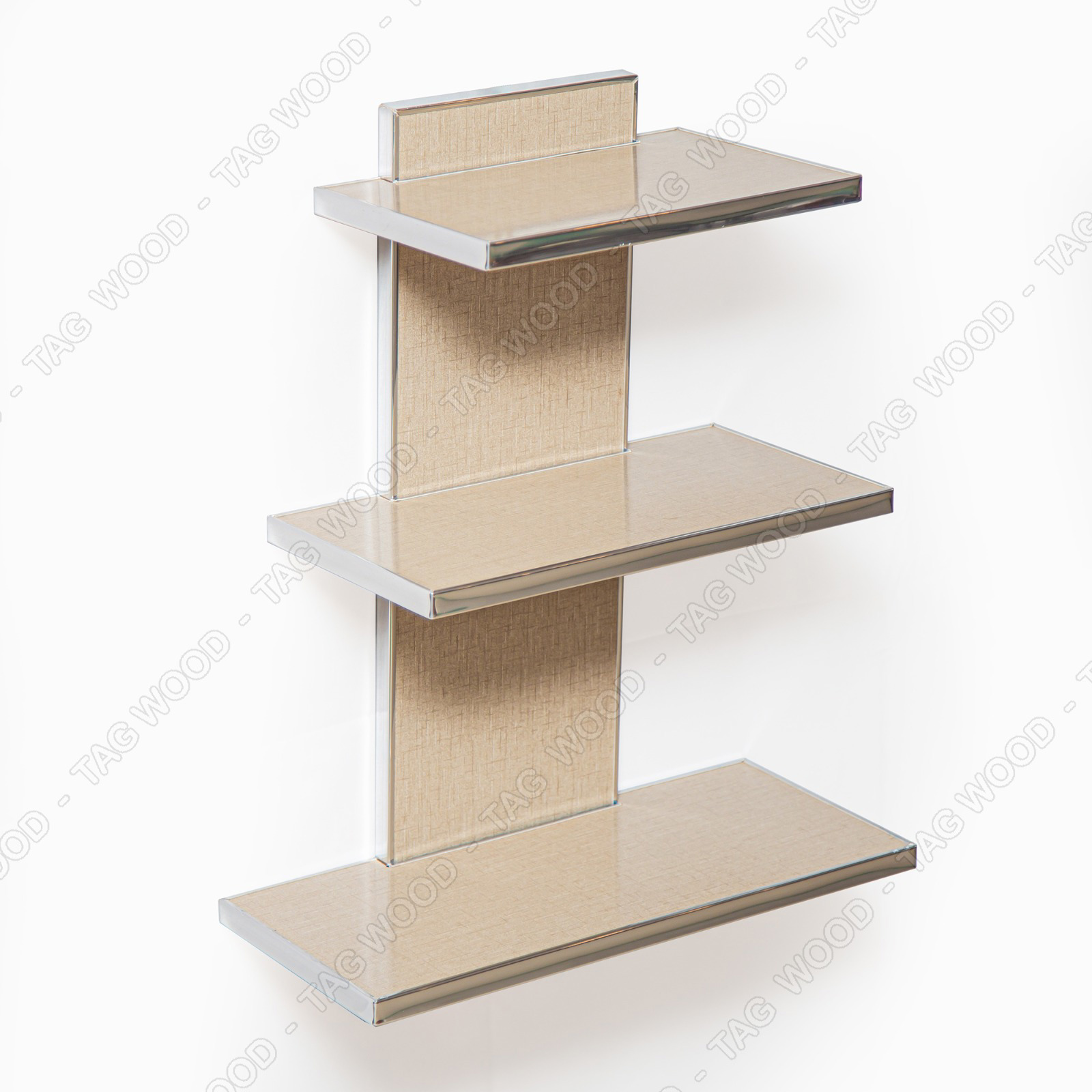 Home decor Stylish Wooden Crafted Shelf  With Minimalist Design And Aesthetic Appeal promotion image