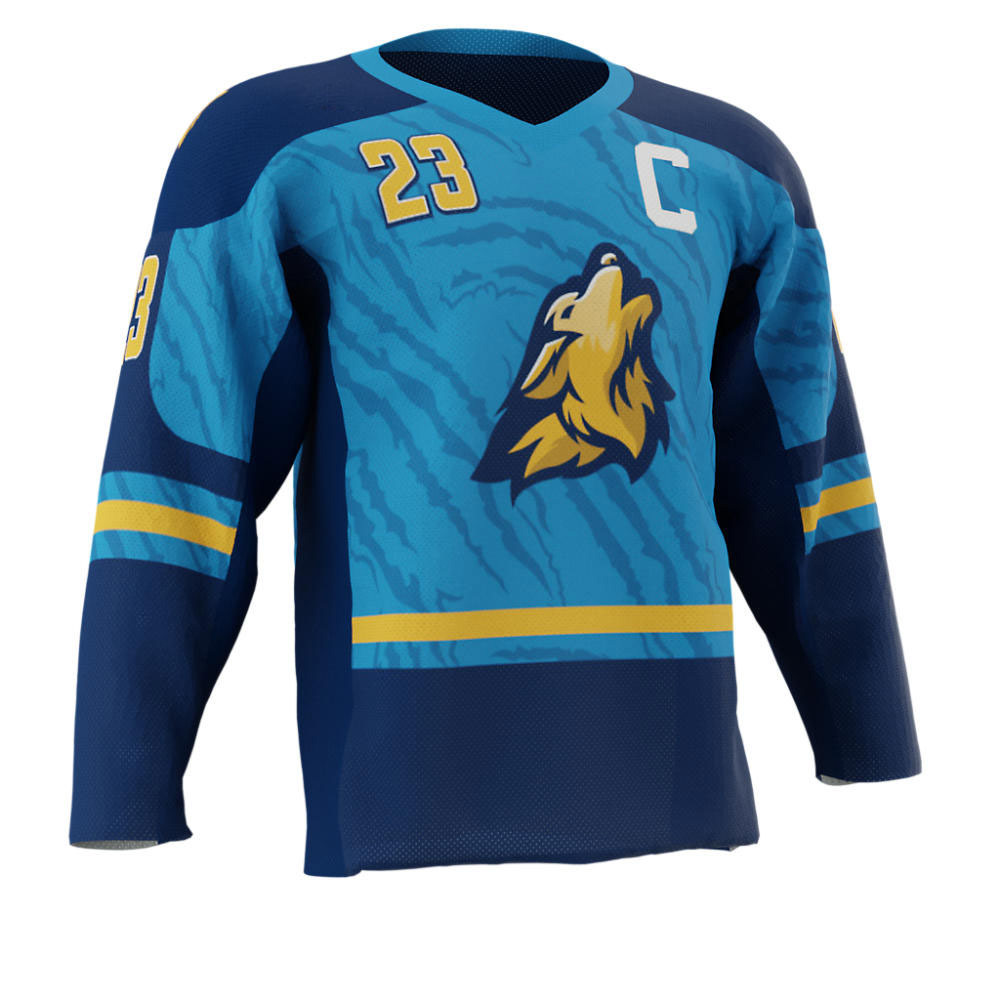 Ice Hockey Wolf Jerseys IHJ-02 image