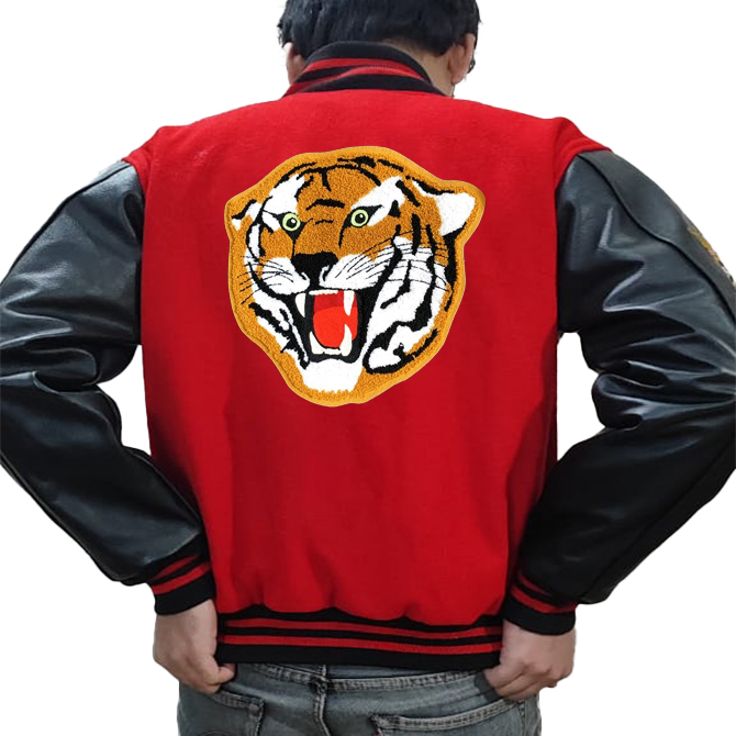 Customize Your Varsity jacket in Wool & PU Leather Sleeves for Style promotion image