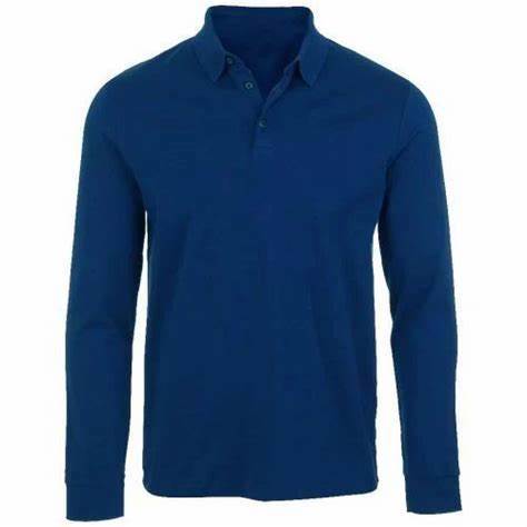 Mens's polo full sleeves t shirt image