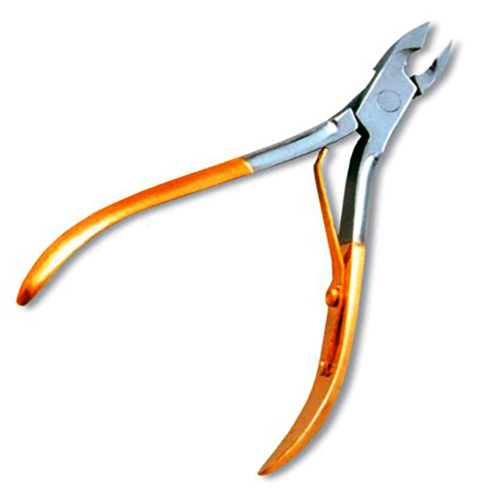 Stainless Steel Russian style Cuticle Nail Nipper Small ingrown Nail cutter Clipper Nails Trimmer image