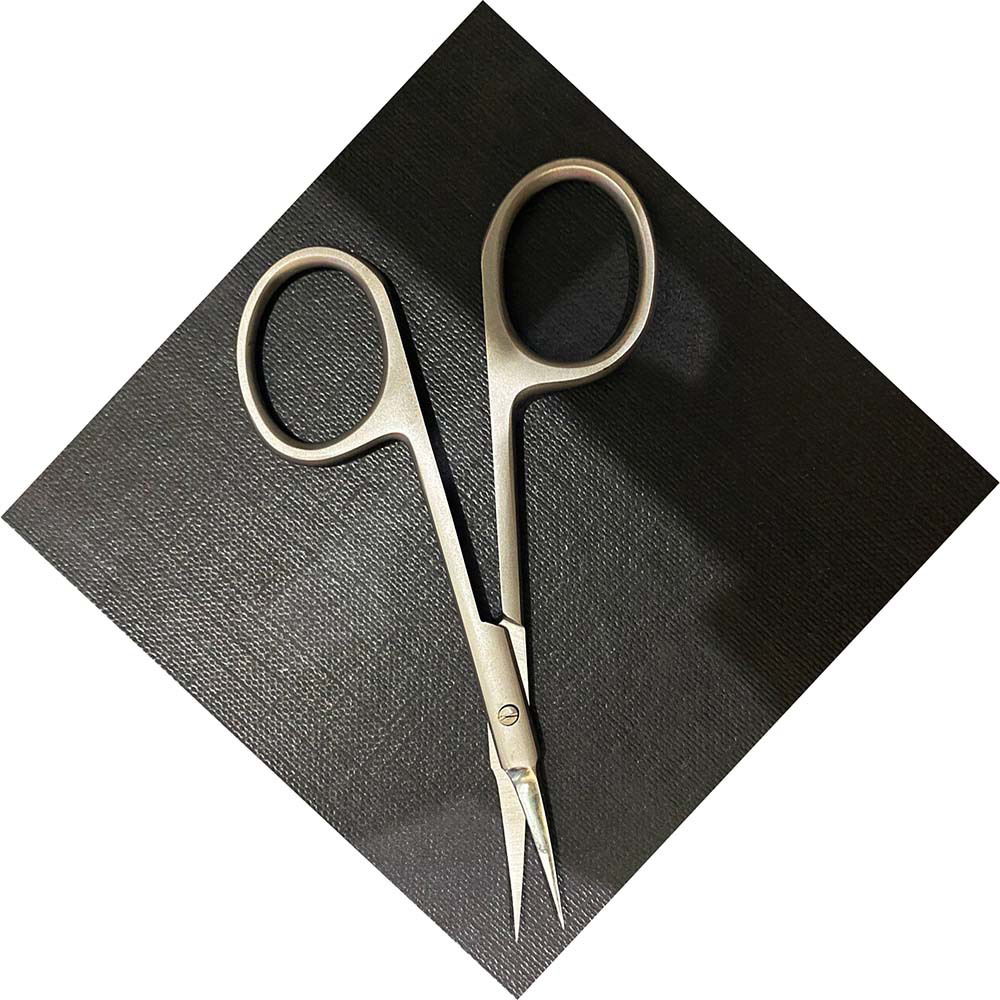 Mustaches beards Precision Italian point tip scissors expertly trim long unwanted Eyebrow Scissors image
