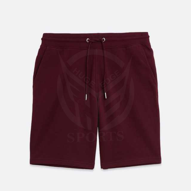 Customized Logo Unisex Summer Solid Color Wholesale Trunk Mens Shorts Cause Wear Cotton Shorts  Men image