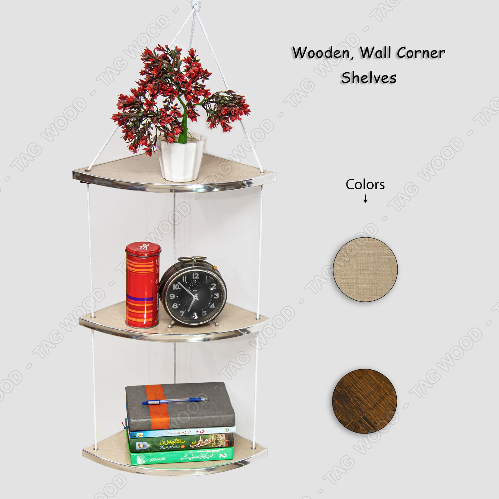 Home decor Stylish Wooden  Crafted Shelf With High Quality Wood And Minimalist Design  promotion image