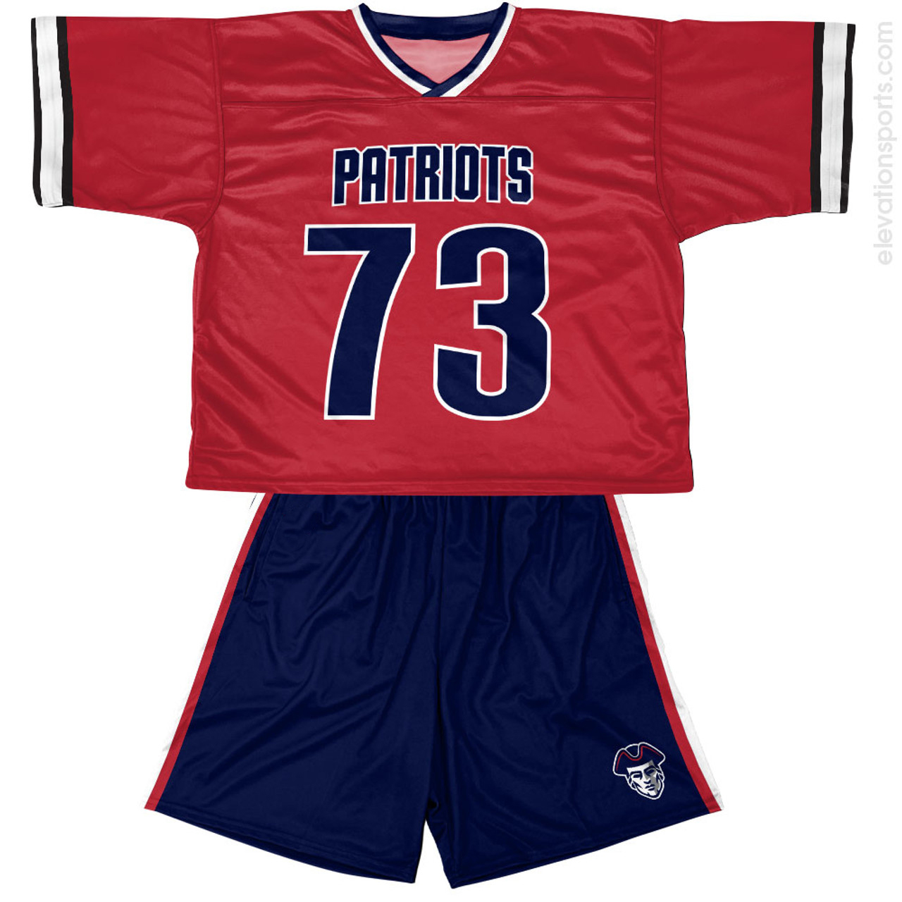 Custom Lacrosse Uniform Team Sportswear Lacrosse Jersey and Shorts Sublimation Lacrosse Uniform  image