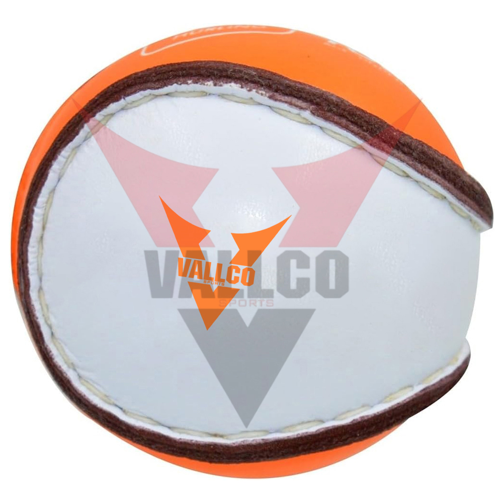 Hurling Ball White And Orange Color One Size, High-Speed Sliotar Designed For Champions Hurling Ball image