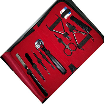 Manicure Set Nail Clippers Pedicure Kit 18 Pieces Stainless Steel Acrylic Nail Kits Nail Care Tools image