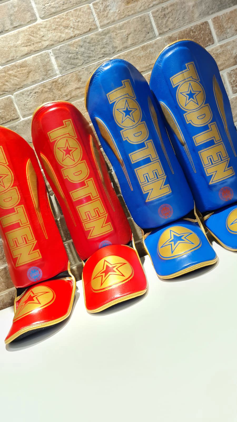 Top Ten Kickboxing Shin Guards –Professional Muay Thai, MMA, Sparring & Training Protection COW HIDE image