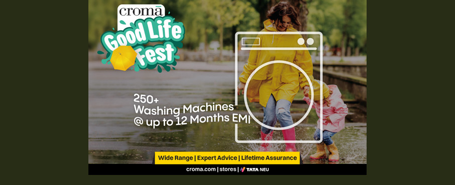 Croma Good Life Fest & Monsoon Saving Days Sale June 2026 &mdash; Up to <strong class='bold'><strong class='bold'><strong class='bold'><strong class='bold'><strong class='bold'>9<strong class='bold'><strong class='bold'><strong class='bold'>0%</strong></strong></strong></strong></strong></strong></strong></strong> Off on Electronics & Appliances