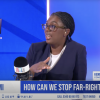 Kemi Badenoch speaking on LBC