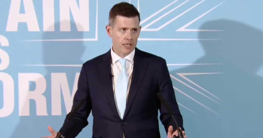 Matt Goodwin, Reform's candidate in the Gorton and Denton by-election