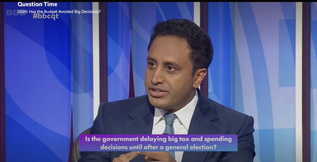 A photo of Reform's Zia Yusuf