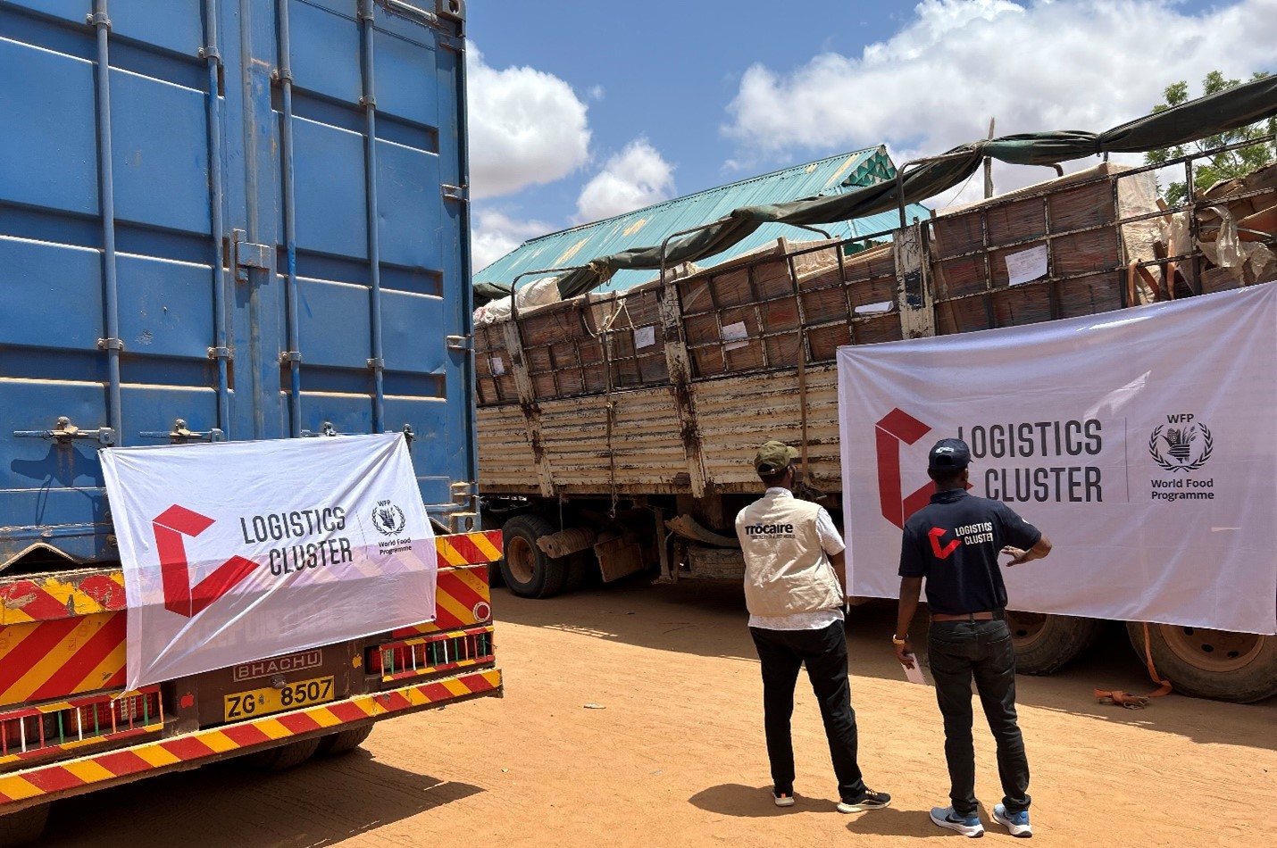 Trocaire and the Logistics Cluster team met at the Mandera border
